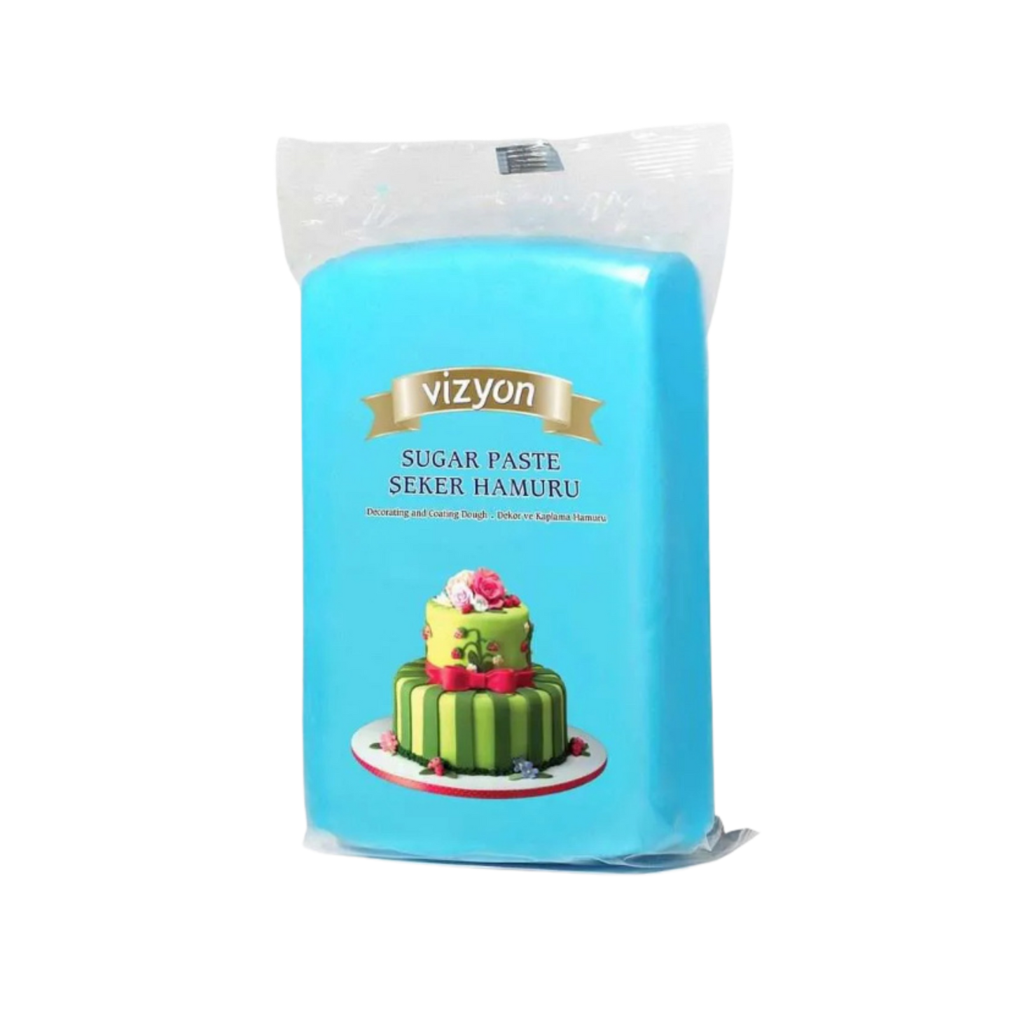 Vizyon Blue Fondant 2.2 lbs – Professional Cake Covering & Decorating Fondant