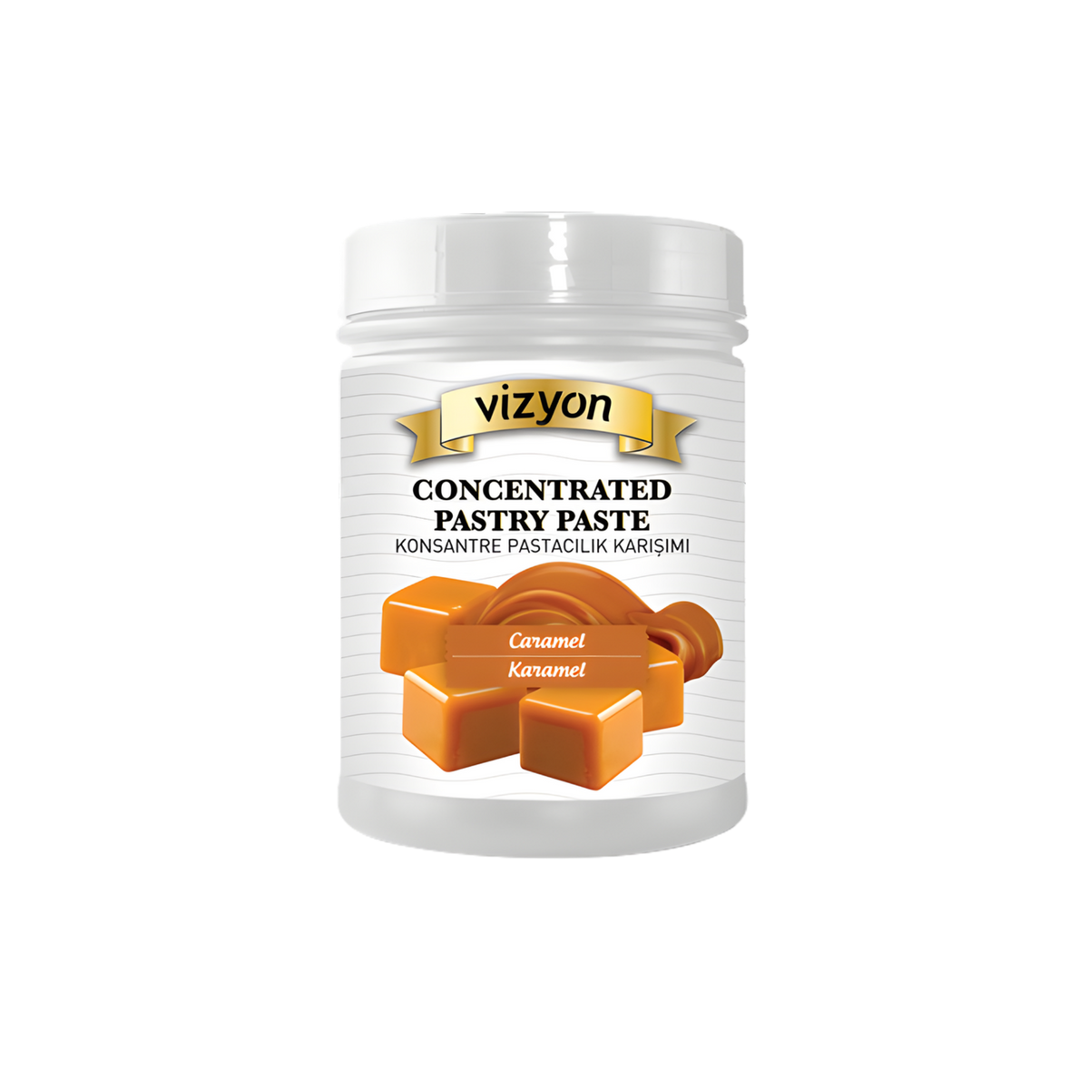 Vizyon Caramel Concentrated Pastry Paste - 2.20 lbs