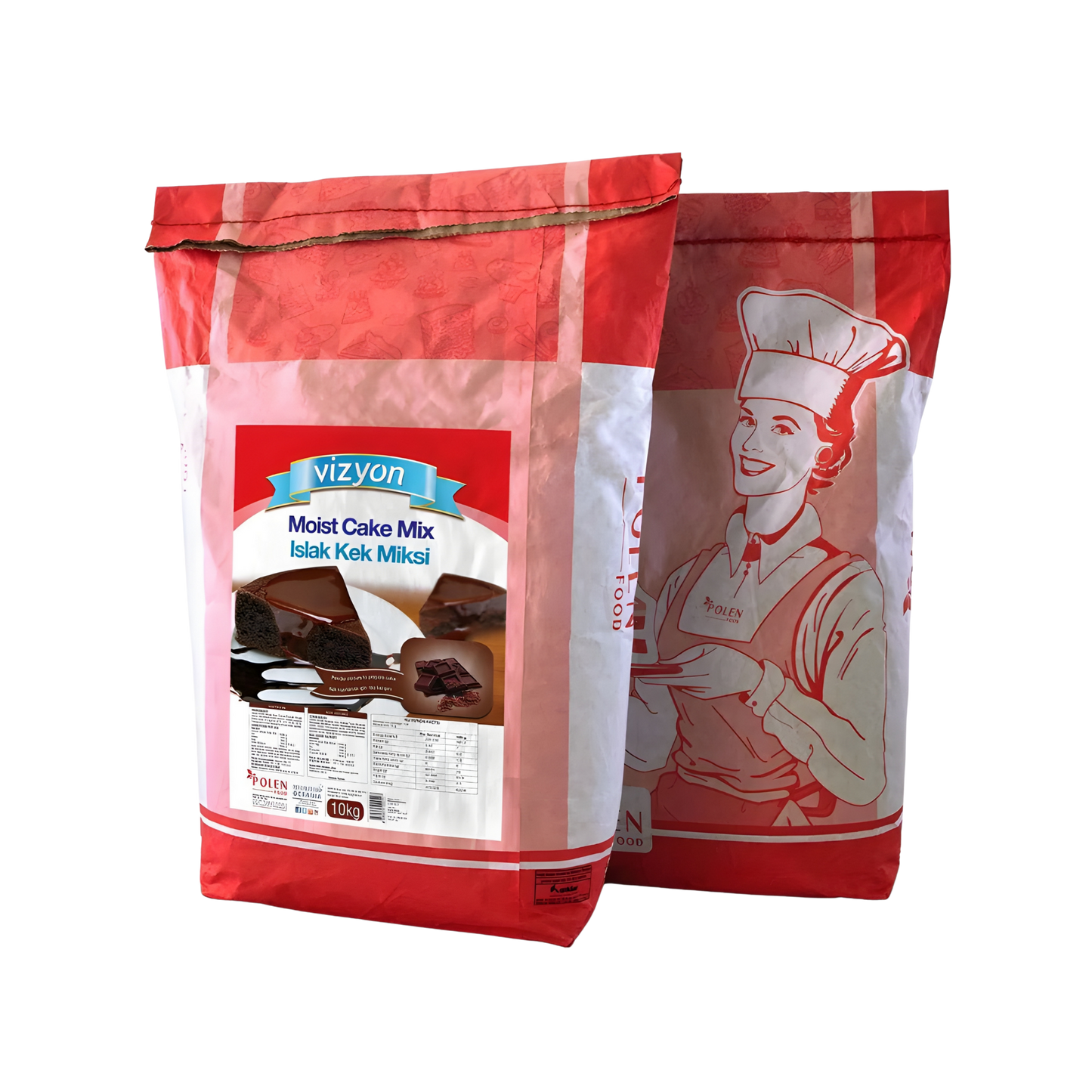 Vizyon Moist Cake Mix 22lbs-10 kg – Rich, Soft & Moist Cake Base for Professional Bakeries