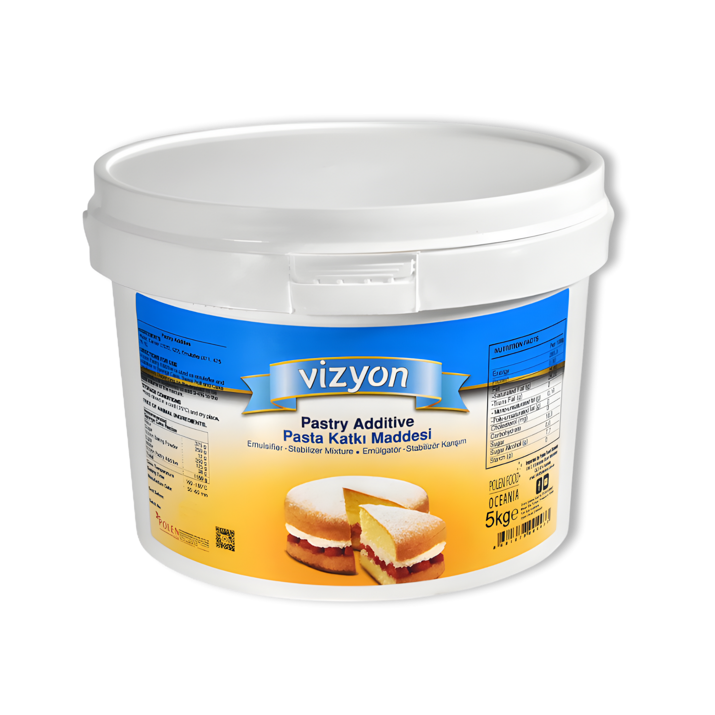Vizyon Pastry Additive -5 kg / 11 lb – Emulsifier & Cake Improver