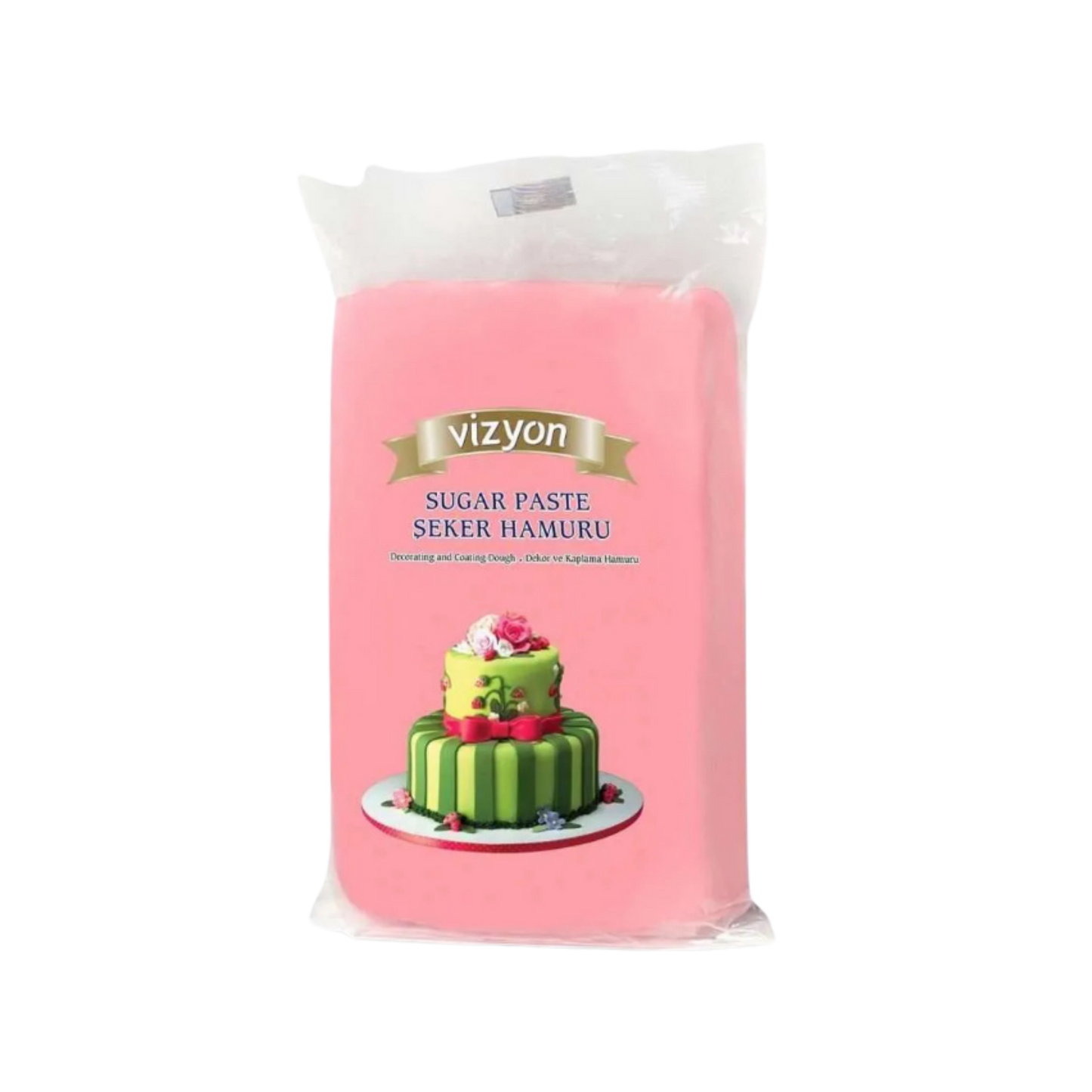 Vizyon Pink Fondant 2.2 lbs – Professional Cake Covering & Decorating Fondant