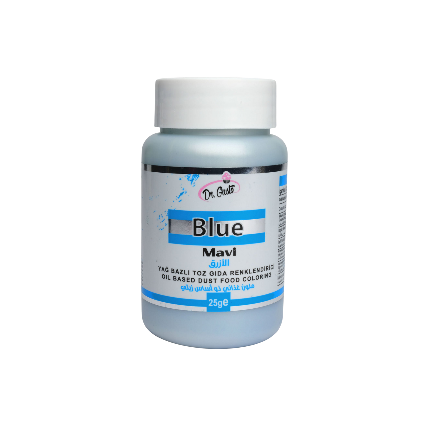 Dr. Gusto Blue Oil-Based Food Coloring Powder 0.88 oz
