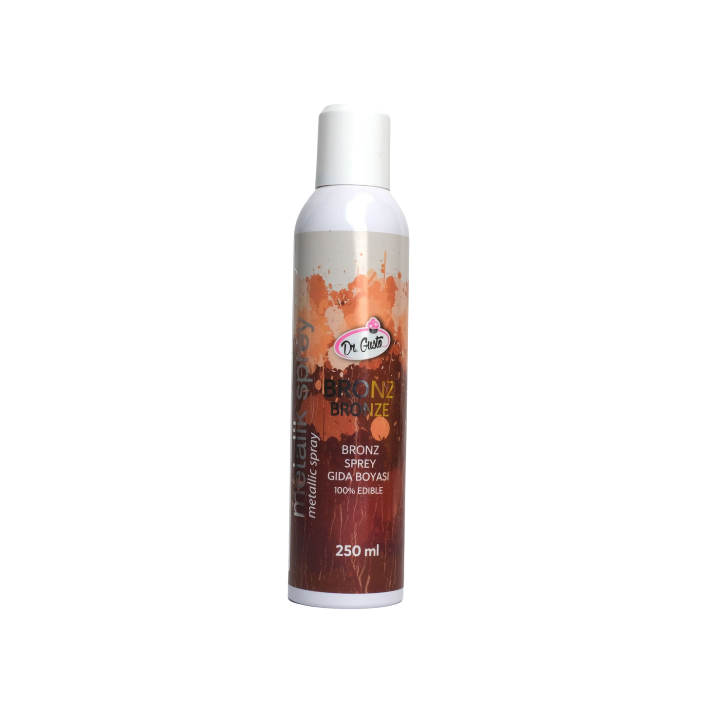Dr. Gusto Bronze Metallic Spray Food Coloring - 8.45 fl oz