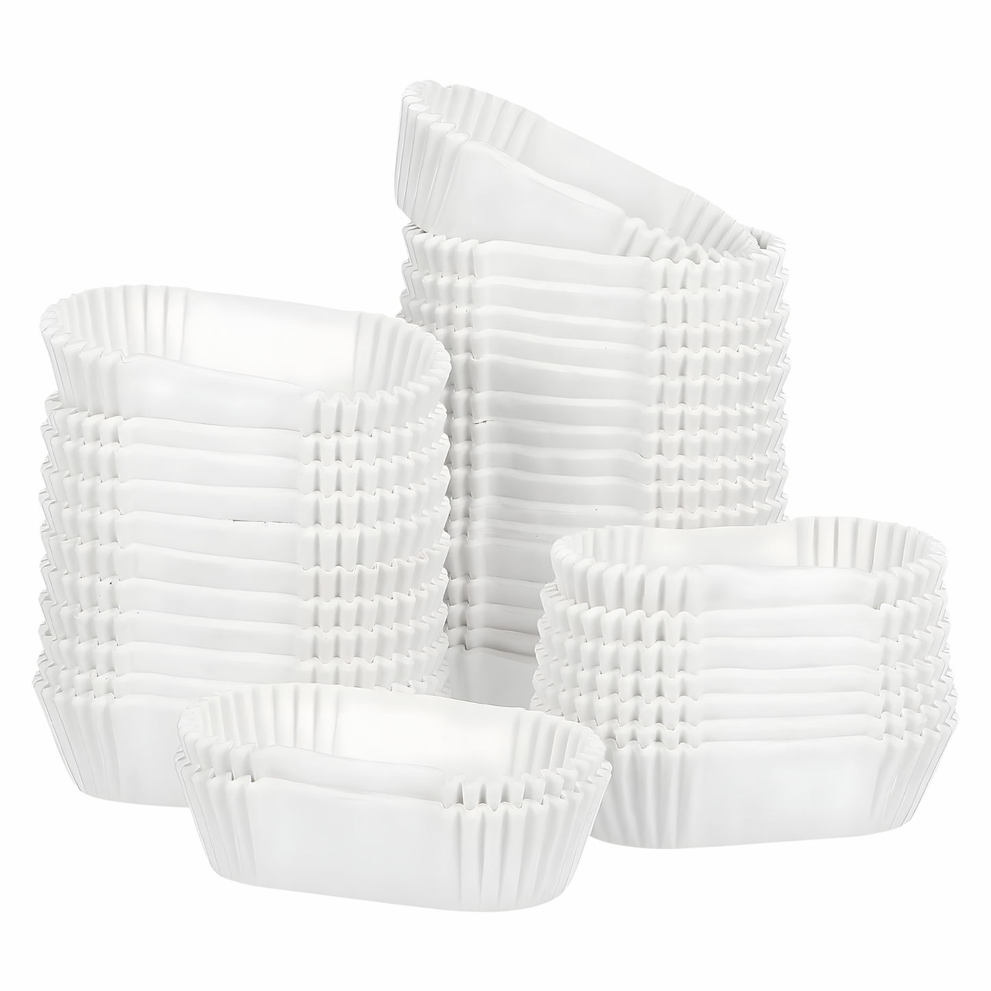 Eclair Liners – White Large Size (40x85x25 mm) – 600 Pieces | Paper Baking Cups