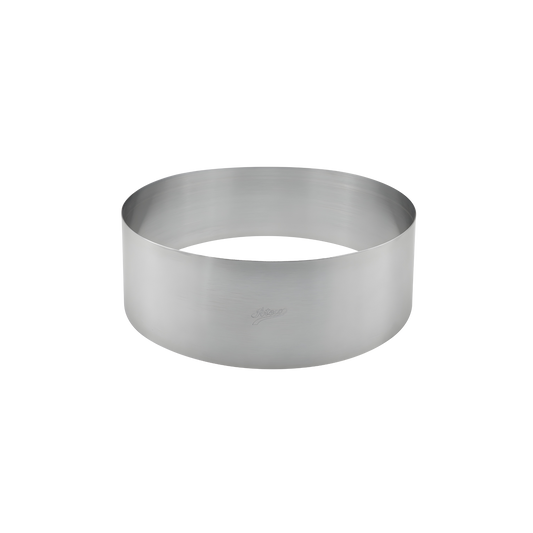 Stainless Steel Round Cake Ring –1.75” Height x 3 1/8” Diameter – Professional Pastry & Mousse Mold
