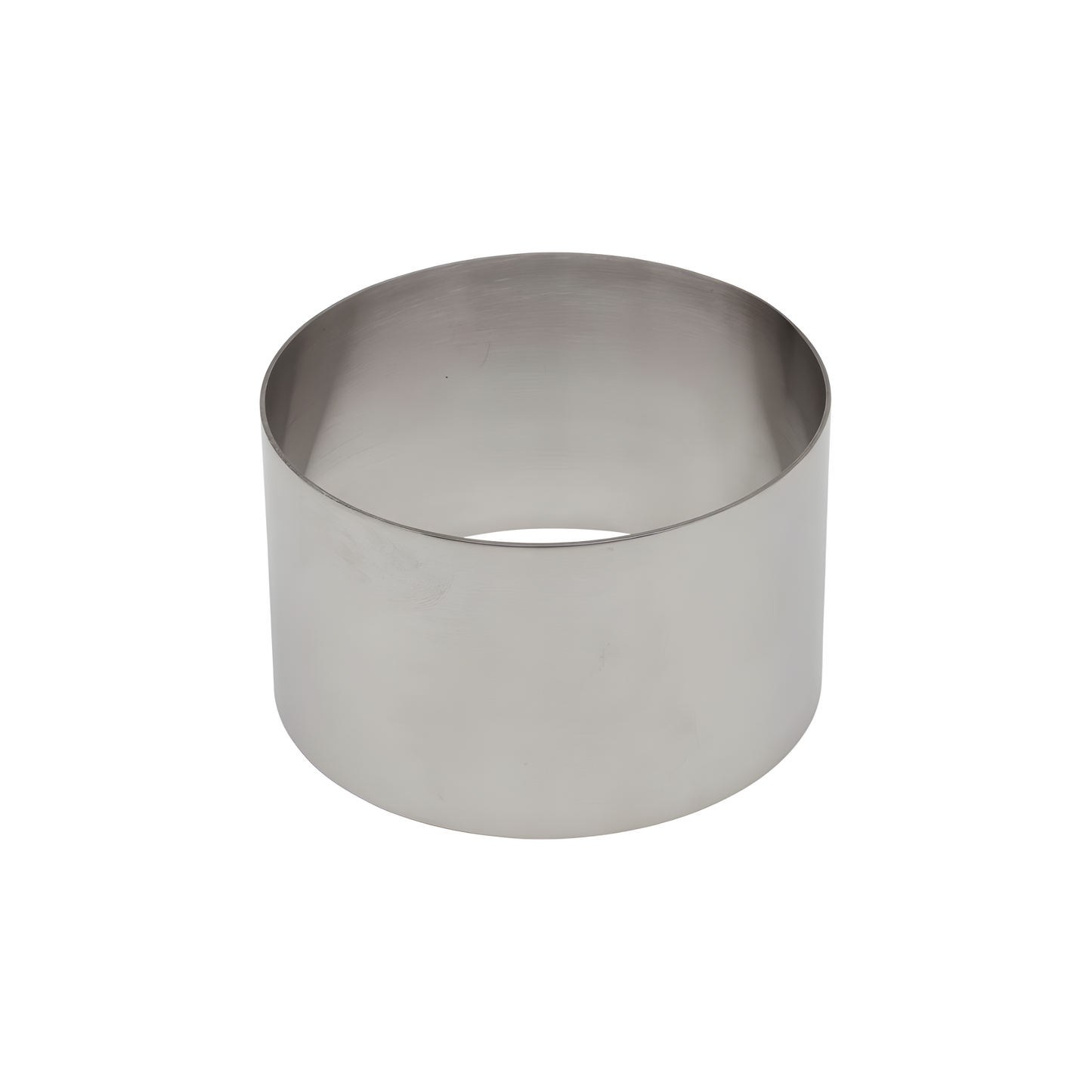 Stainless Steel Round Cake Ring – 2" Height x 3 1/2" Diameter – Professional Pastry & Mousse Mold