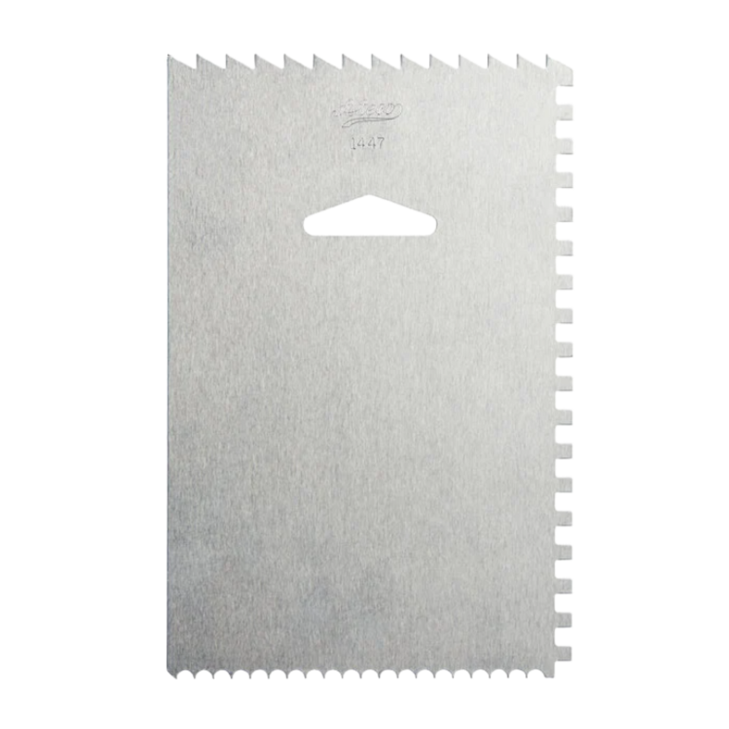 4-Sided Decorating Comb & Icing Smoother – Stainless Steel Cake Tool