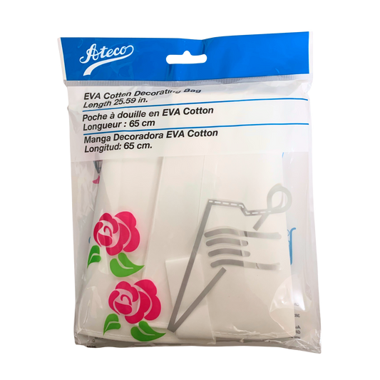 Professional Cotton Decorating Bag – 25.6” Heavy Duty Reusable Pastry & Piping Bag for Cake Decorating
