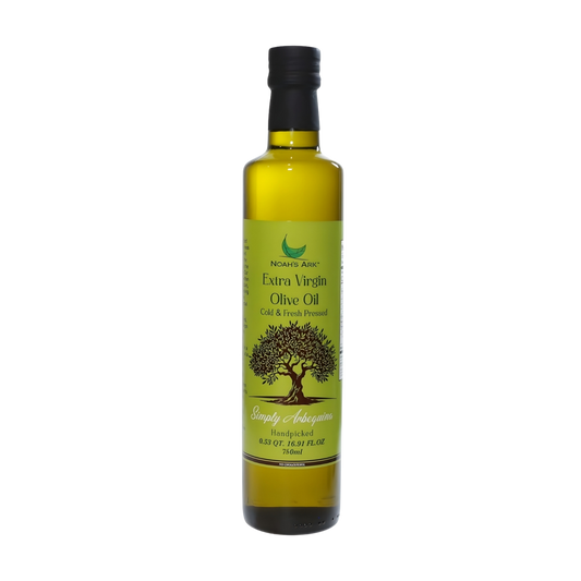 Noah’s Ark Extra Virgin Olive Oil – Simply Arbequina, Cold & Fresh Pressed