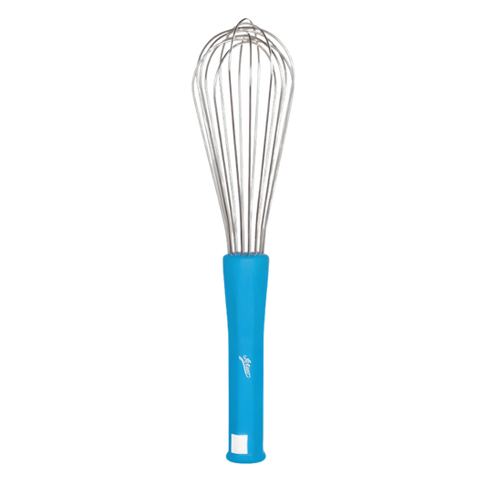 Professional 9.8” Stainless Steel Whisk – Non-Slip Handle, Heavy-Duty Balloon Whisk for Bakeries & Commercial Kitchens