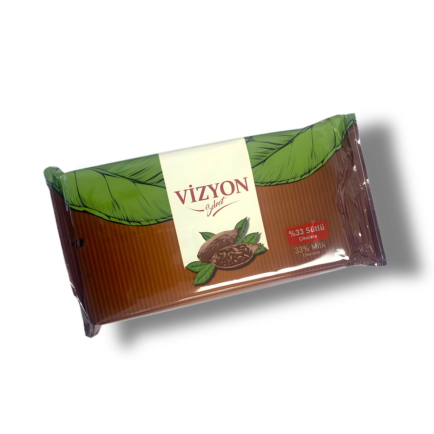 Vizyon 33% Milk Couverture Chocolate 5.5 lbs - Premium Baking Chocolate