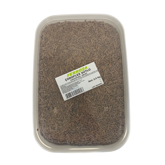 Ferrosa Chocoflex Milky – Milk Chocolate Flavored Sprinkles 5.5 lb | Baking Decoration