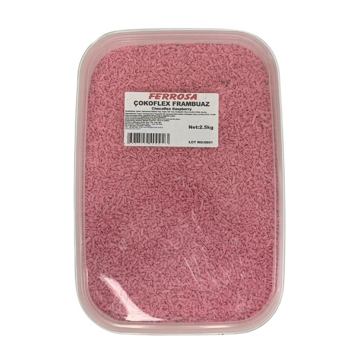 Ferrosa Chocoflex Raspberry Flavored Sprinkles 5.5 lb – Bakery Island NY