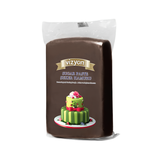 Vizyon Brown Fondant 2.2 lbs – Professional Cake Covering & Decorating Fondant