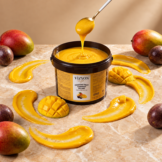 Vizyon Select Passion Fruit & Mango Filling – 13.2 lb