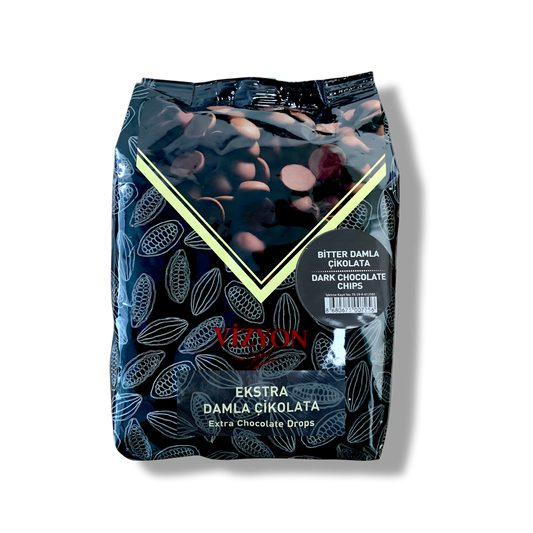 Vizyon Dark Chocolate Chips 2.2 lbs | Premium Extra Chocolate Chips
