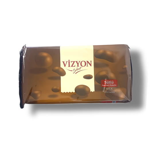 Vizyon Milk Compound Chocolate Block- 5.5 lbs