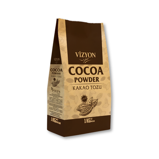 Vizyon Select Alkalized Unsweetened  Cocoa Powder (10-12% Fat) – 2.2 lb – Rich Baking Cocoa –Dutch Process