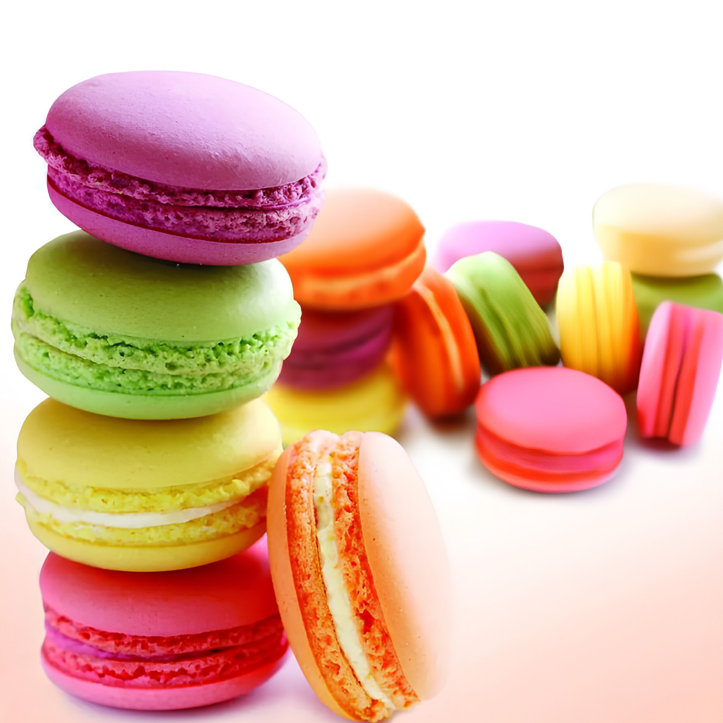 Vizyon Eggless Macaron Mix 2.2 lb | Egg-Free Just-Add-Water Macaron Powder