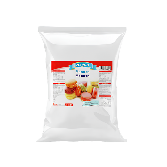 Vizyon Eggless Macaron Mix 2.2 lb | Egg-Free Just-Add-Water Macaron Powder