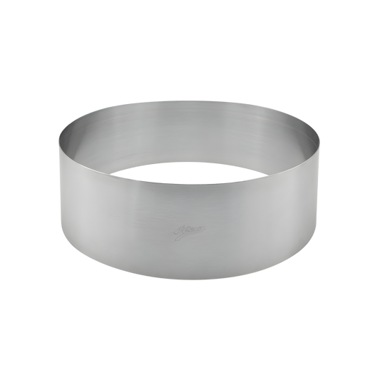 Stainless Steel Round Cake Ring – 3” Height x 5 1/2” Diameter – Professional Pastry & Mousse Mold