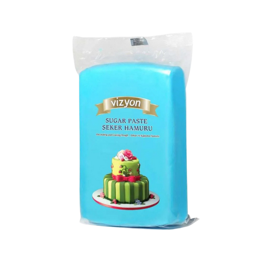 Vizyon Blue Fondant 2.2 lbs – Professional Cake Covering & Decorating Fondant