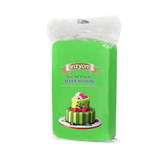 Vizyon Green Fondant 2.2 lbs – Professional Cake Covering & Decorating Fondant