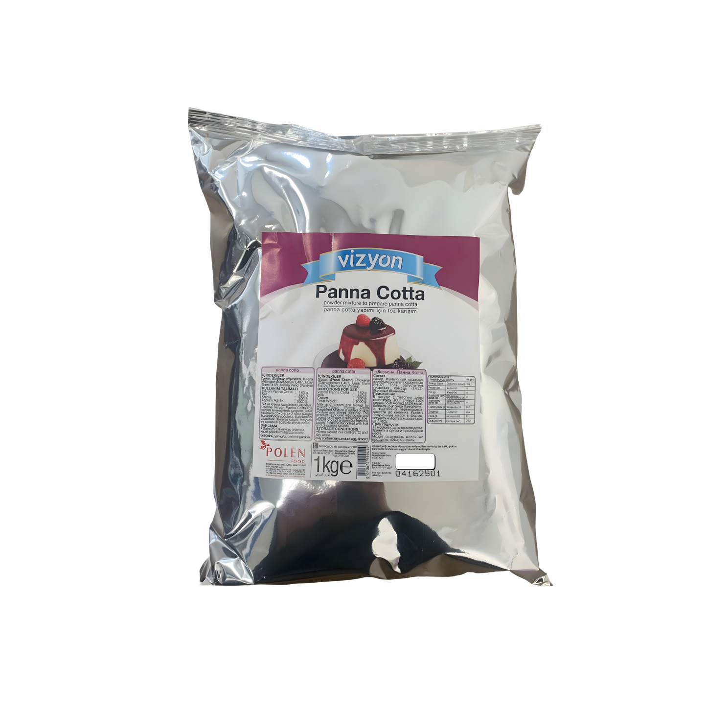 Vizyon Panna Cotta Powder Mix – Professional Dessert Base