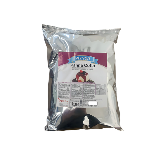 Vizyon Panna Cotta Powder Mix – Professional Dessert Stabilizer 11 lbs  (2.2lbx5 Sachets)