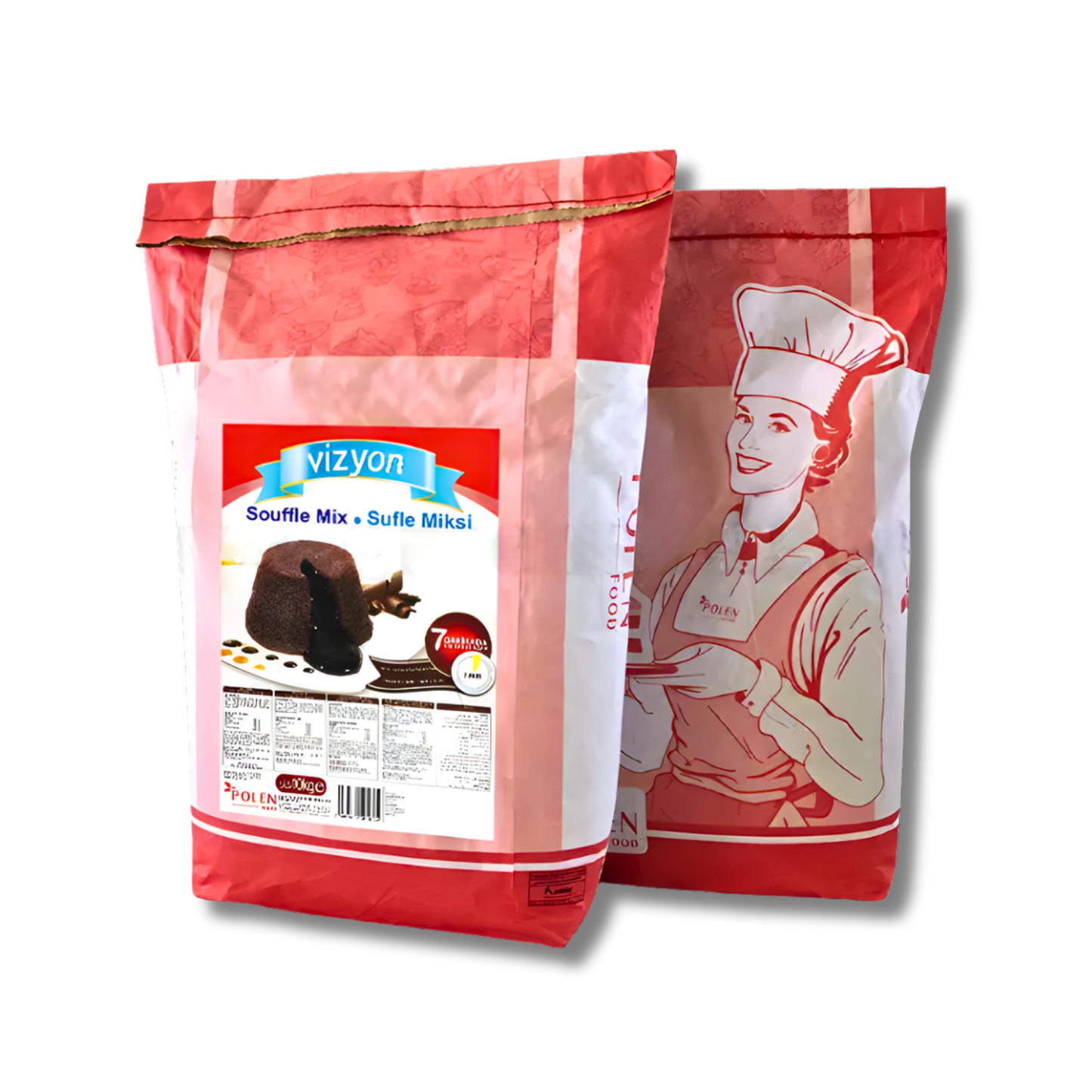 Vizyon Soufflé Mix 22 lbs-10 kg – Professional Premium Dessert Mix for Bakeries & Cafés