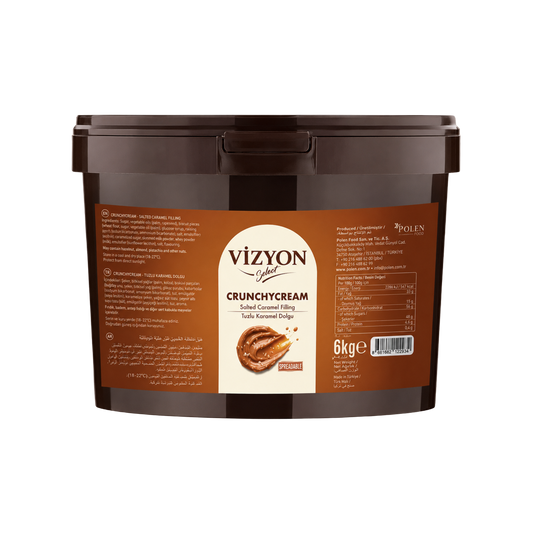 Vizyon Select Crunchycream Salted Caramel Filling – 13.2 lbs