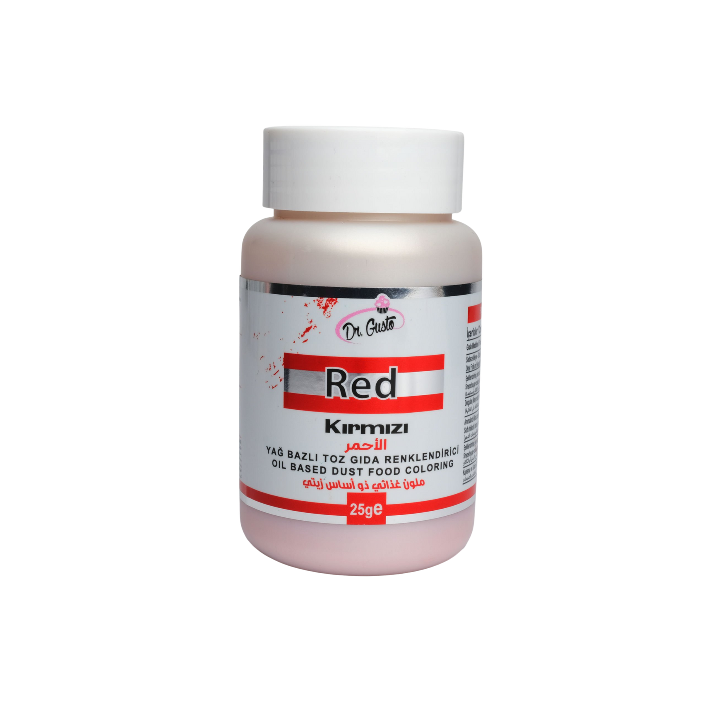 Dr. Gusto Red Oil-Based Food Coloring Powder 0.88 oz