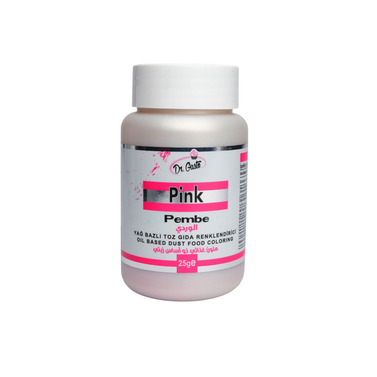 Dr. Gusto Pink Oil-Based Food Coloring Powder 0.88 oz