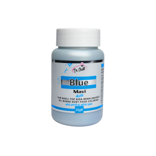 Dr. Gusto Blue Oil-Based Food Coloring Powder 0.88 oz