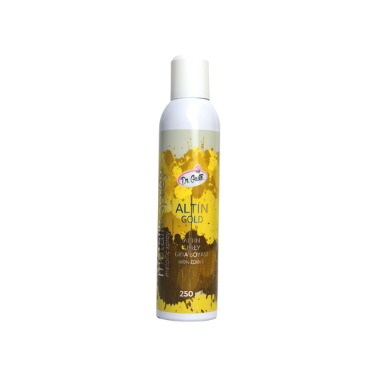 Dr. Gusto Gold Metallic Spray Food Coloring - 8.45 fl oz