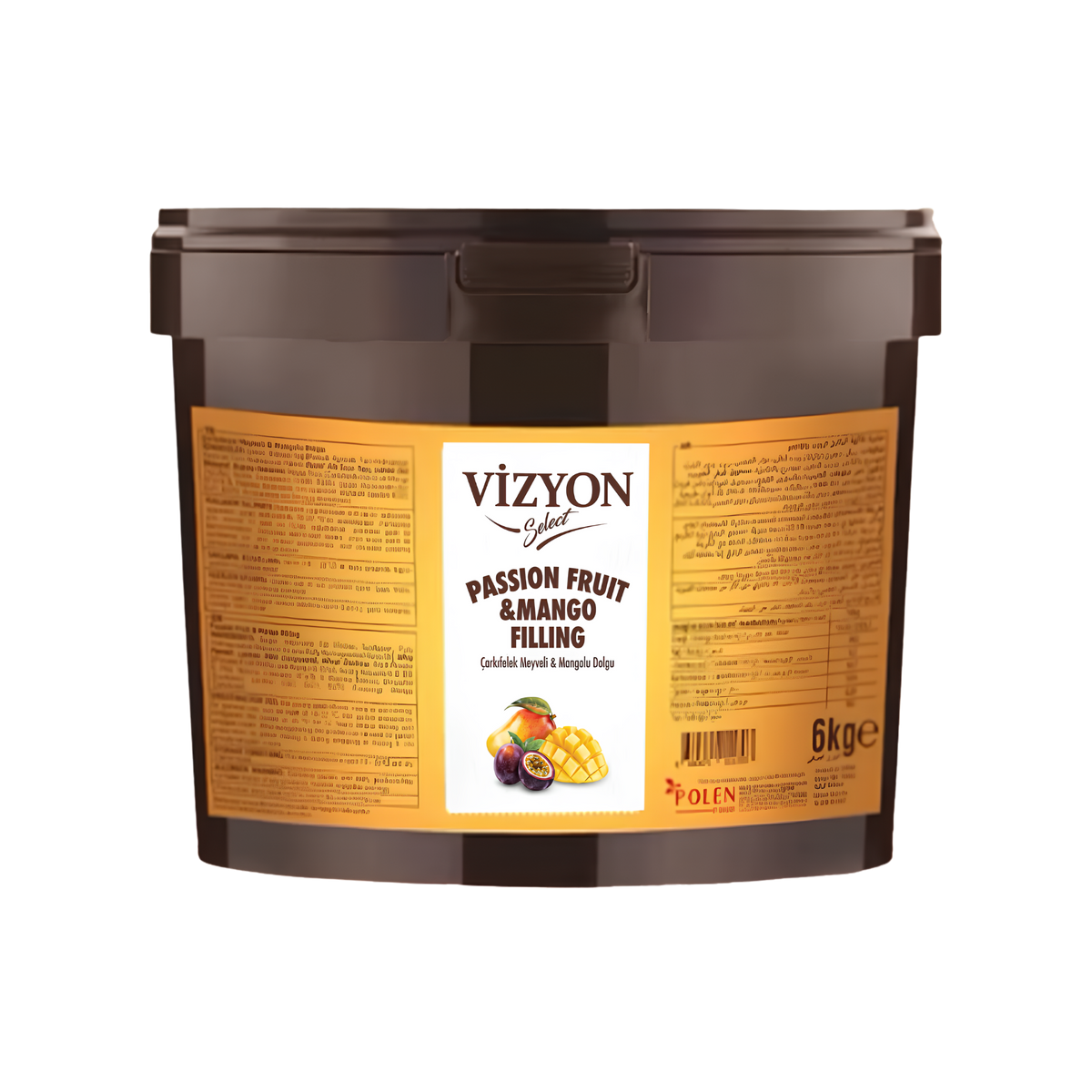 Vizyon Select Passion Fruit & Mango Filling – 13.2 lb